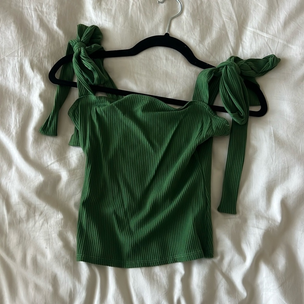 Green Reformation Tie Top